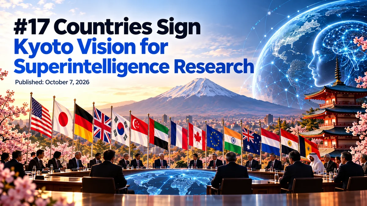 17 Countries Sign Kyoto Vision for Superintelligence Research